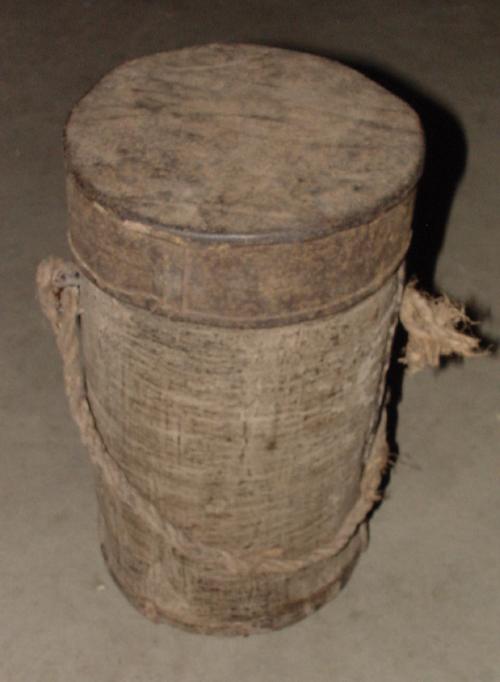 #143 - Palm oil container, Cameroon.
