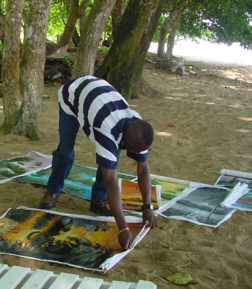 #207 - Painting, Kribi, Cameroon.