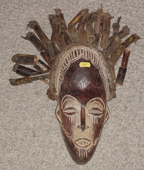 #228 - Dance Mask, Bamileke, Cameroon.