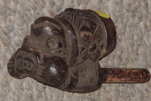 #321 - Clay pipe, Bamileke, Cameroon.