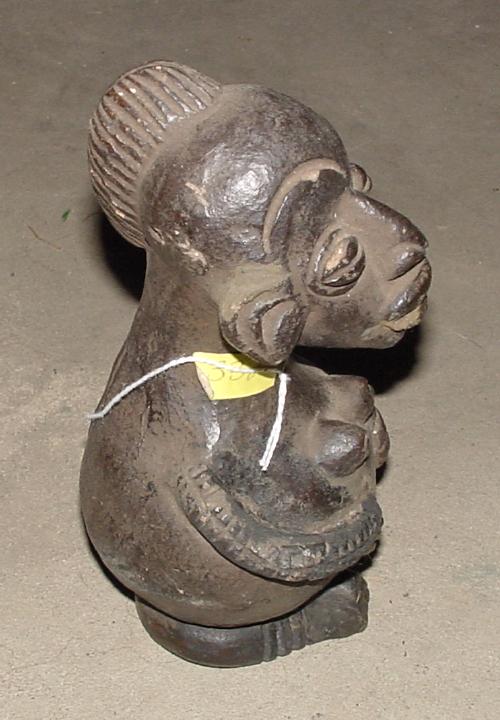 #332  - Female Clay Figure, Cameroon.