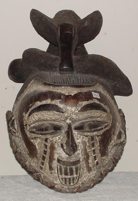 #41 - Mask with Bird and Snake, Cameroon.