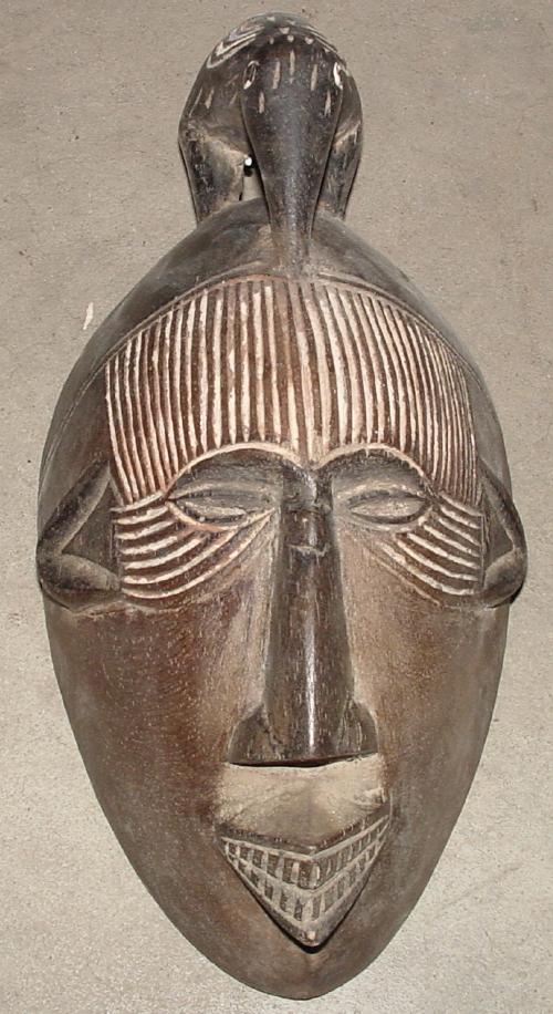 #449 - Mask with Bird, Cameroon.